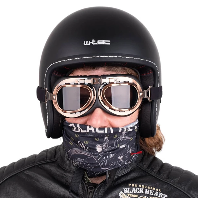 W-TEC Steamrust Motorradbrille
