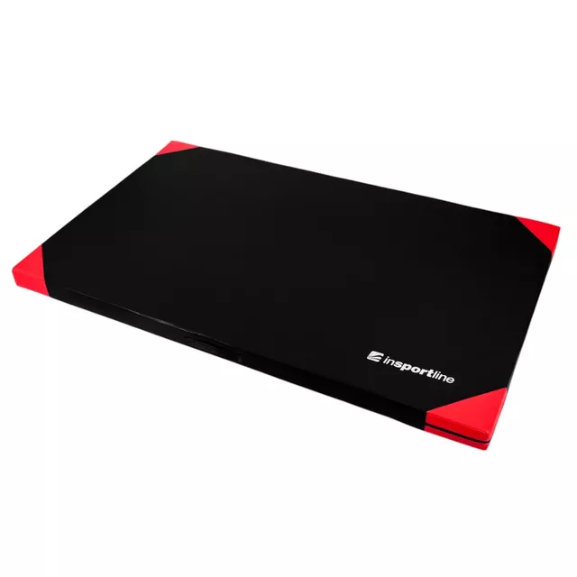 Gymnastikmatte inSPORTline Munakor T60 200x120x10 cm - schwarz