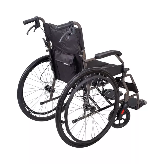 Mechanischer Faltrollstuhl inSPORTline Jakesully lightweight mit Oppatia-Antrieb