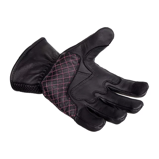 W-TEC Ladonna Motorradhandschuhe für Damen - schwarz-rosa