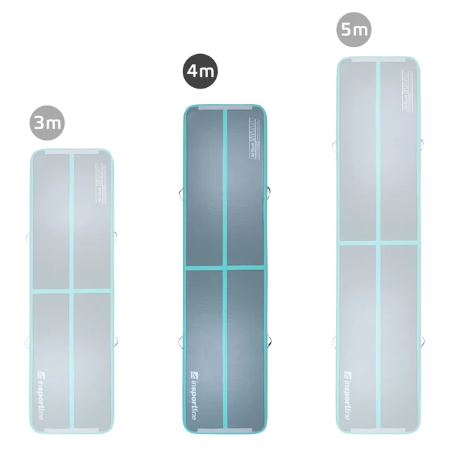 Airtrack inSPORTline Airstunt 400x100x10 cm türkis