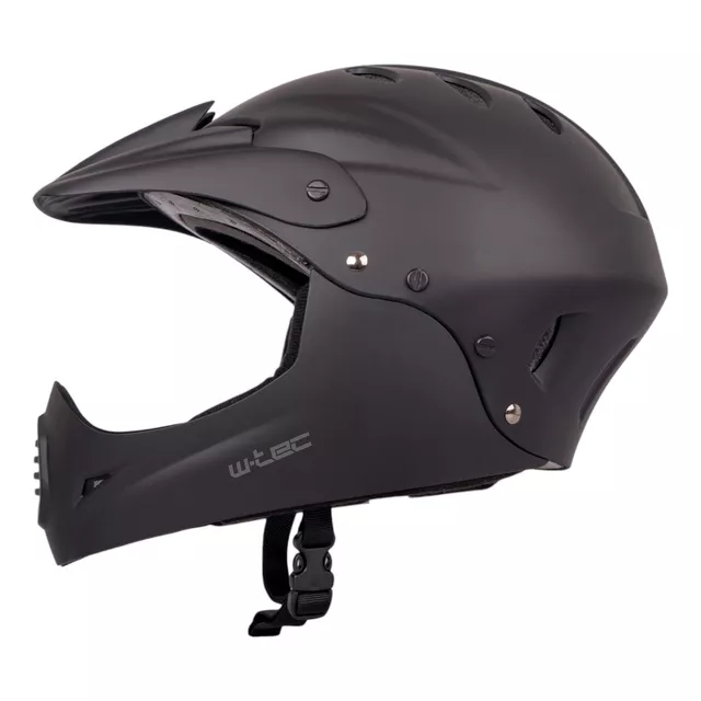W-TEC Campanero Mattschwarzer Downhill-Helm