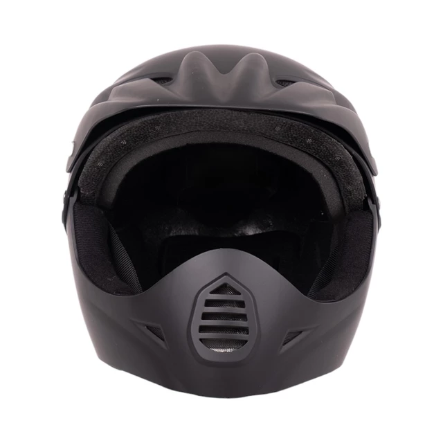 W-TEC Campanero Mattschwarzer Downhill-Helm