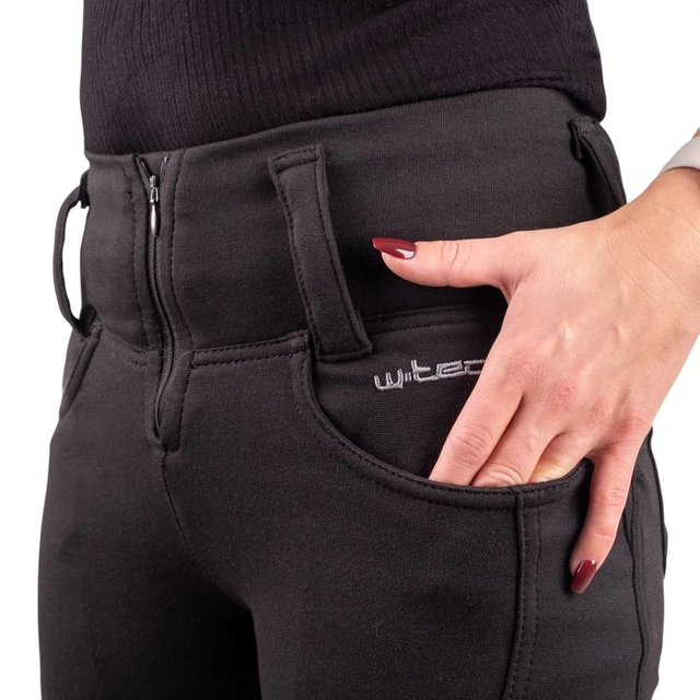W-TEC Wombutta Damen-Moto-Leggings - schwarz