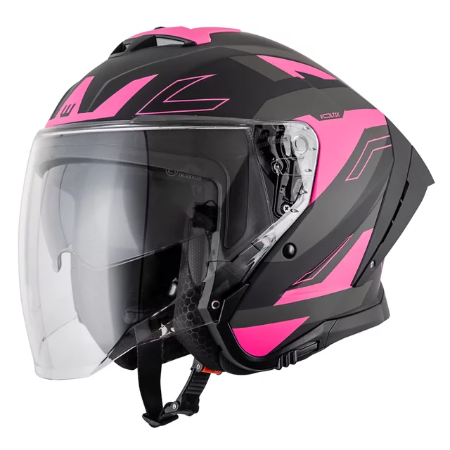 W-TEC Voltik Shockrose Motorradhelm - rosa