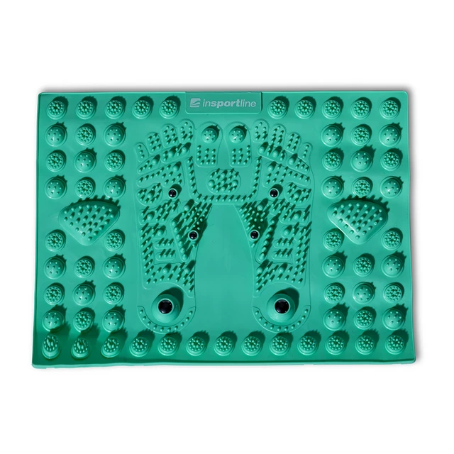 inSPORTline Tilsipur 39x29 cm Fußmassagematte - blau