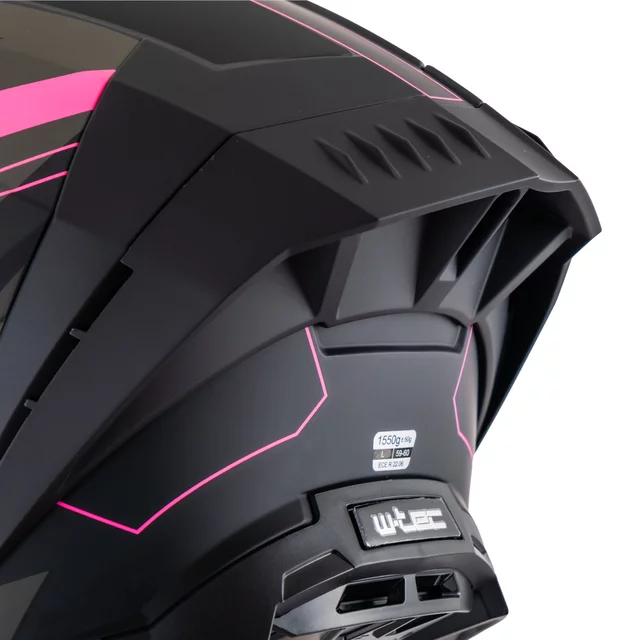 W-TEC Voltik Shockrose Motorradhelm
