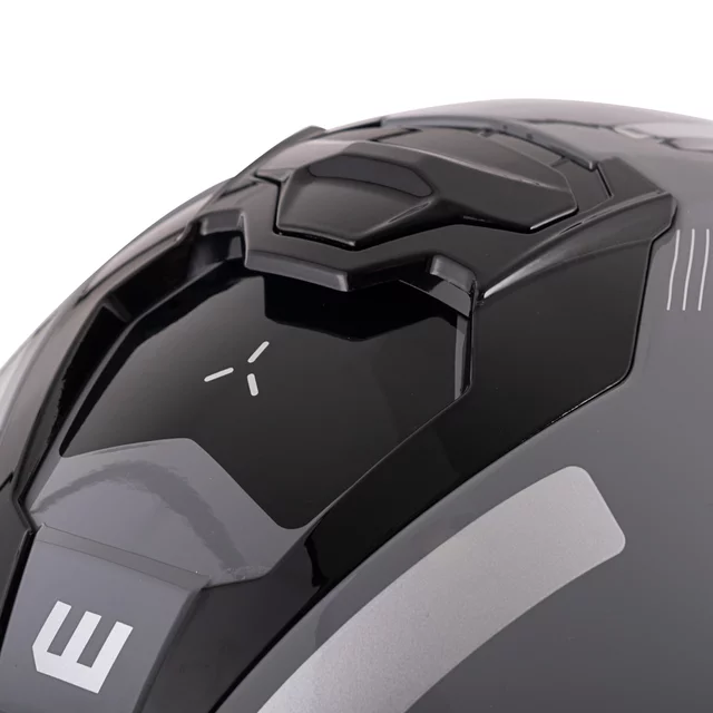 W-TEC Zoroz P/J klappbarer Motorradhelm - Matt Black-Fluo Yellow