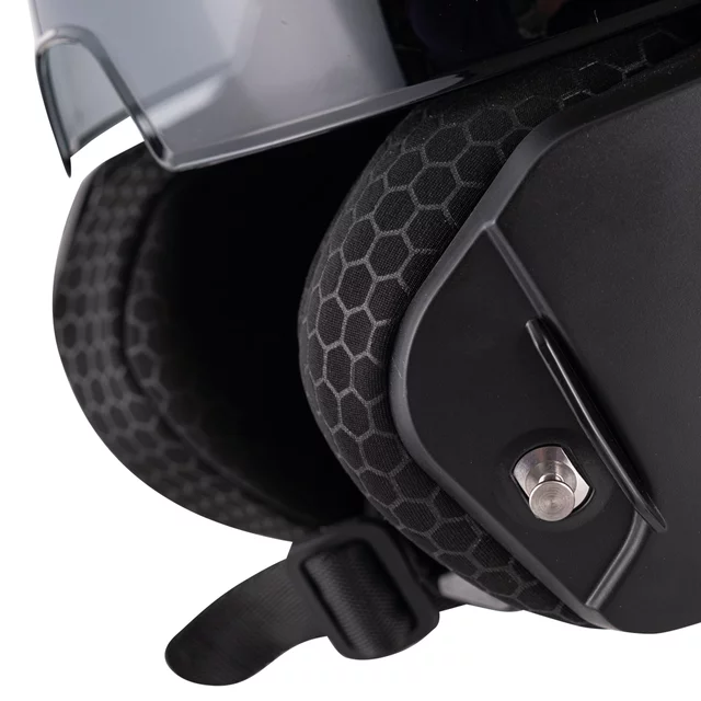 W-TEC Zoroz P/J klappbarer Motorradhelm - Matt Black-Fluo Yellow