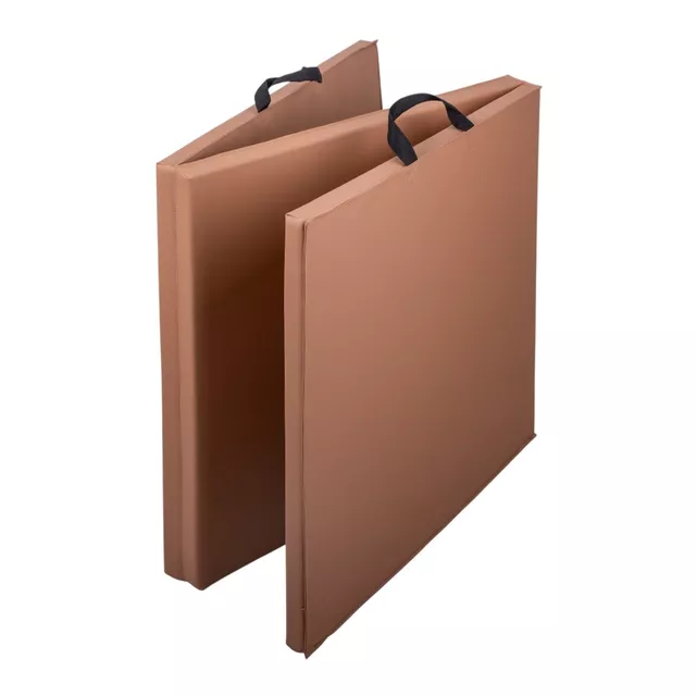 inSPORTline Trifold 195x90x5 cm faltbare Gymnastikmatte - braun