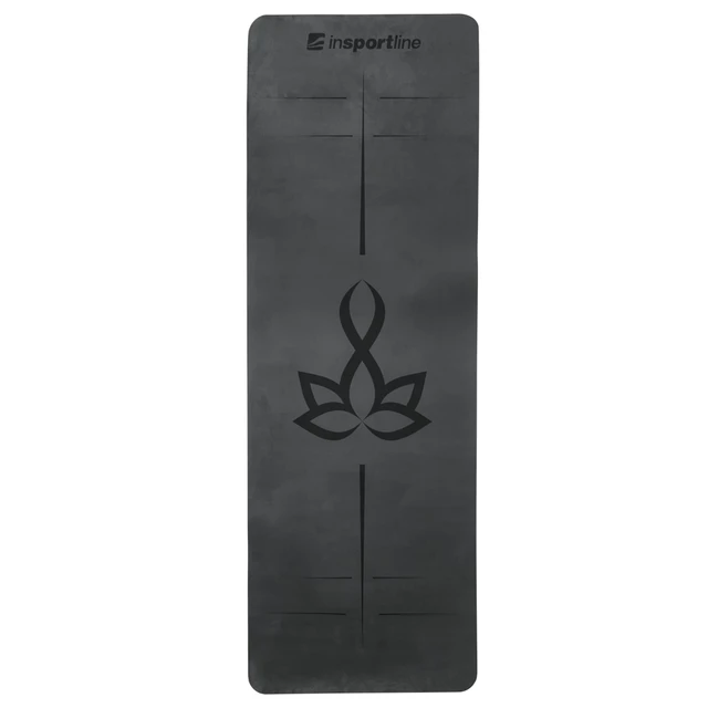 Yogamatte inSPORTline Padvana 183x61x0,4 cm - schwarz