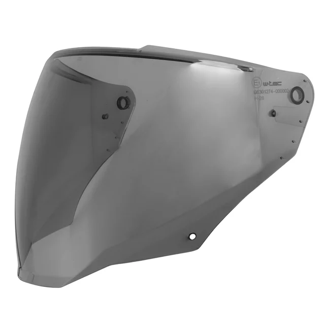 Ersatzvisier für den W-TEC Voltik-Helm - Reinklar - dunkel