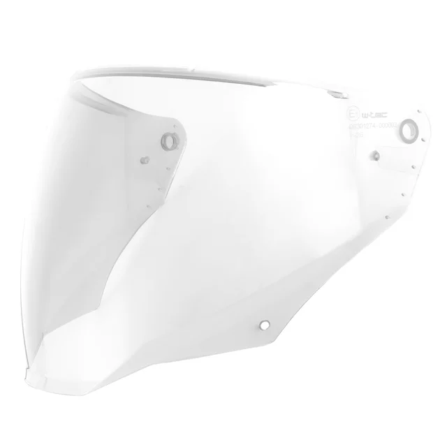 Ersatzvisier für den W-TEC Voltik-Helm - Reinklar - Reinklar
