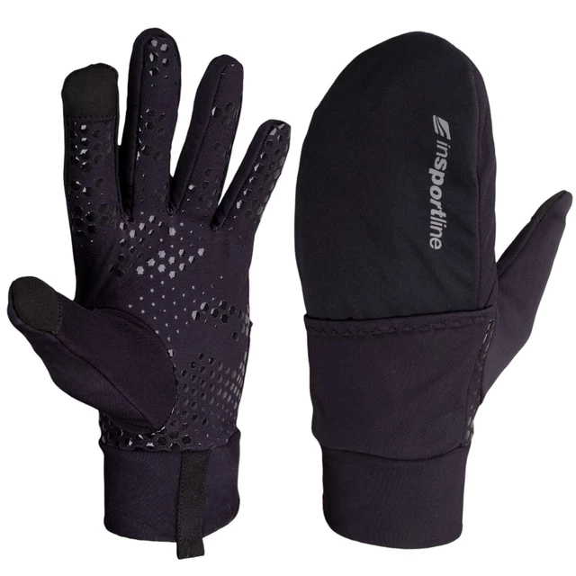 Laufhandschuhe inSPORTline Argeona - schwarz - schwarz