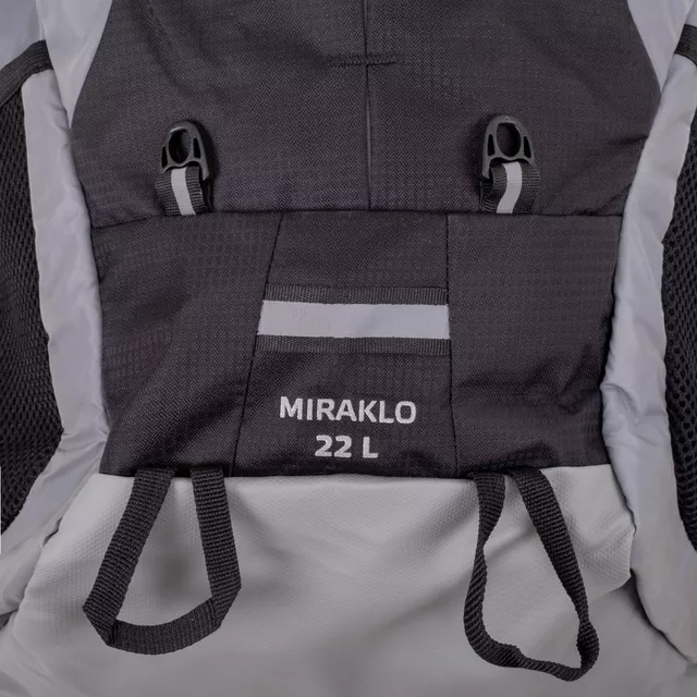 Reflektierender Rucksack inSPORTline Miraklo - schwarz