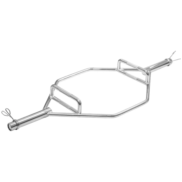 Hex Olympic Schaft inSPORTline Hexlif 140cm/50mm - 21,8kg - bis zu 200kg - mit Klemmen