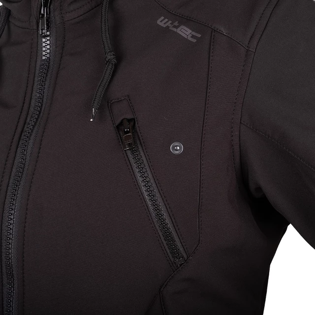 W-TEC Dyte Damen Softshell-Motorradjacke - schwarz