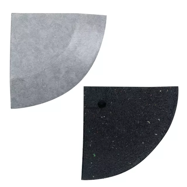 Ecke für Luxteko Waffelpads 2cm 1St. - mramor