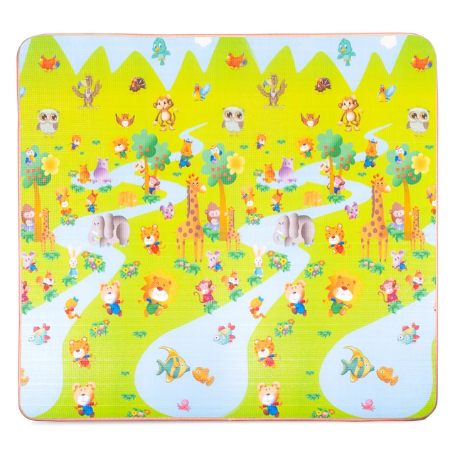 Rollende Kindermatte inSPORTline Lhotino 200x180x1,5 cm - Pláž/Farma