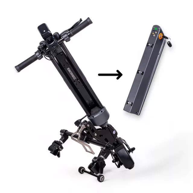 Mechanischer Faltrollstuhl inSPORTline Jakesully lightweight mit Oppatia-Antrieb