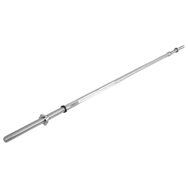 Hantelstange inSPORTline Welenorty gerade 220cm/30mm - mit Gewinde und Klemmen