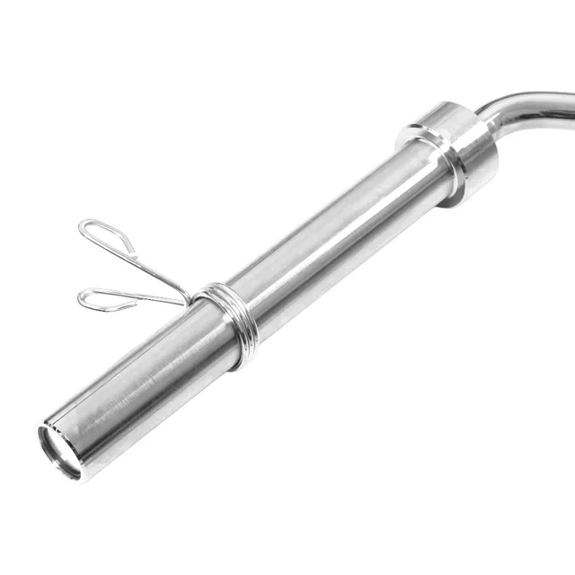 Olympischer Squat-Schaft inSPORTline Squabar 239,3cm/50mm - 25,5kg - bis zu 317kg - mit Klemmen