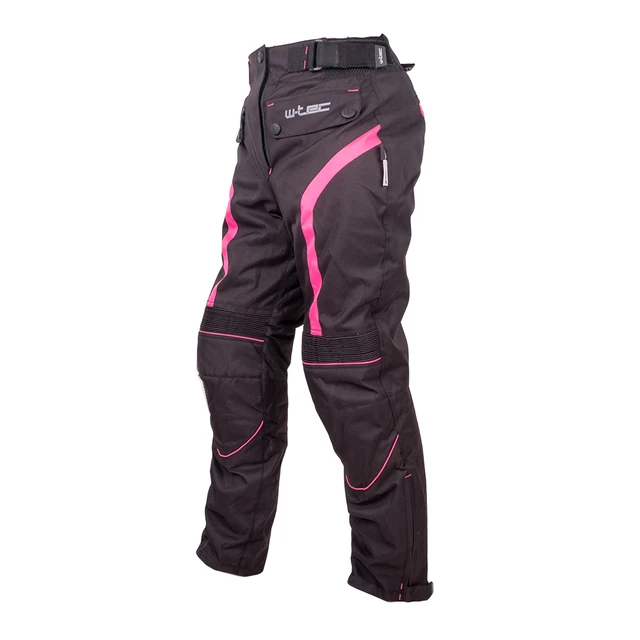 W-TEC Durmanes Damen-Moto-Hose - schwarz-rosa