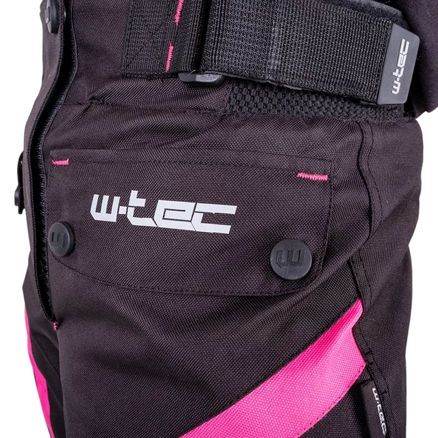 W-TEC Durmanes Damen-Moto-Hose - schwarz-rosa
