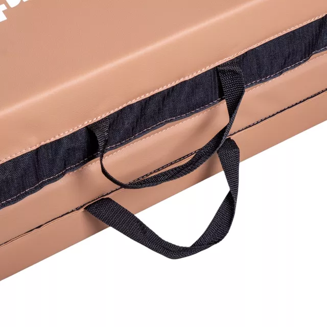 Faltbare Gymnastikmatte inSPORTline Kvadfold 200x120x5 cm - braun
