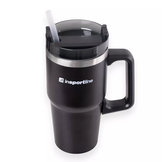 Thermobecher inSPORTline Teasara 600 ml - schwarz