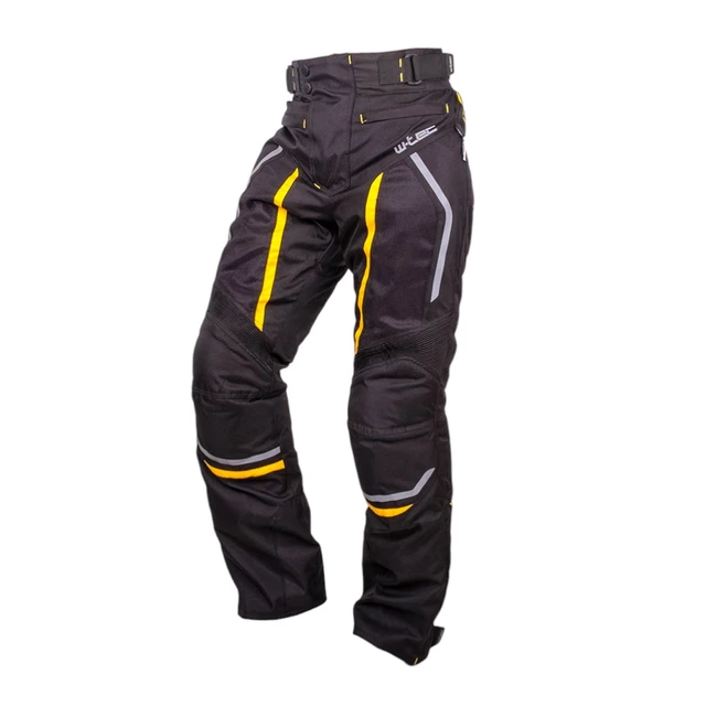W-TEC Toranio Herren Sommer-Motorrad-Hose - schwarz-gelb