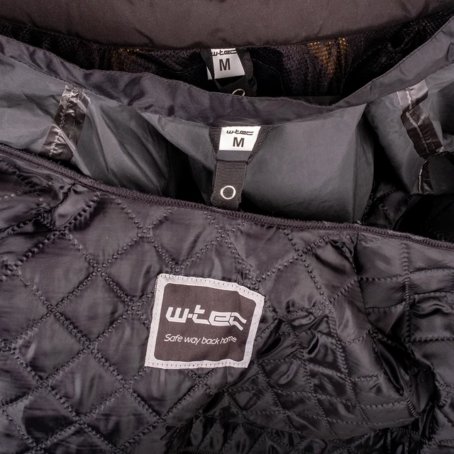 W-TEC Tosheck Herren Sommer Moto Jacke - schwarz-gelb