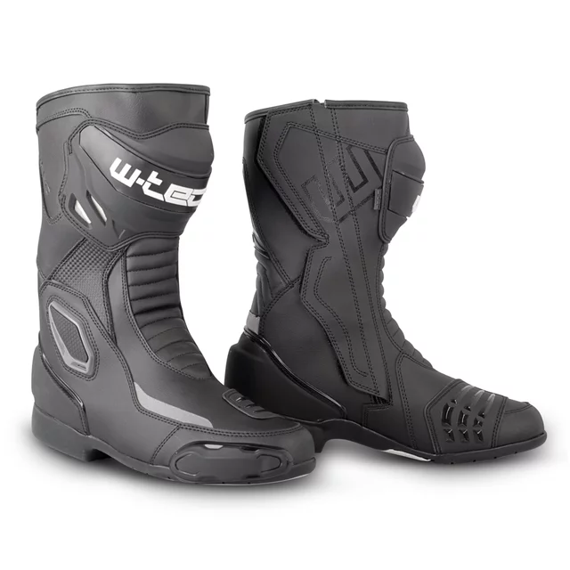 W-TEC Rison EVO Motorradstiefel - schwarz - schwarz