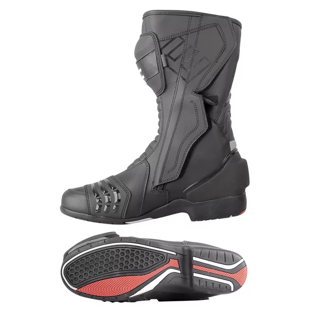 W-TEC Rison EVO Motorradstiefel - schwarz