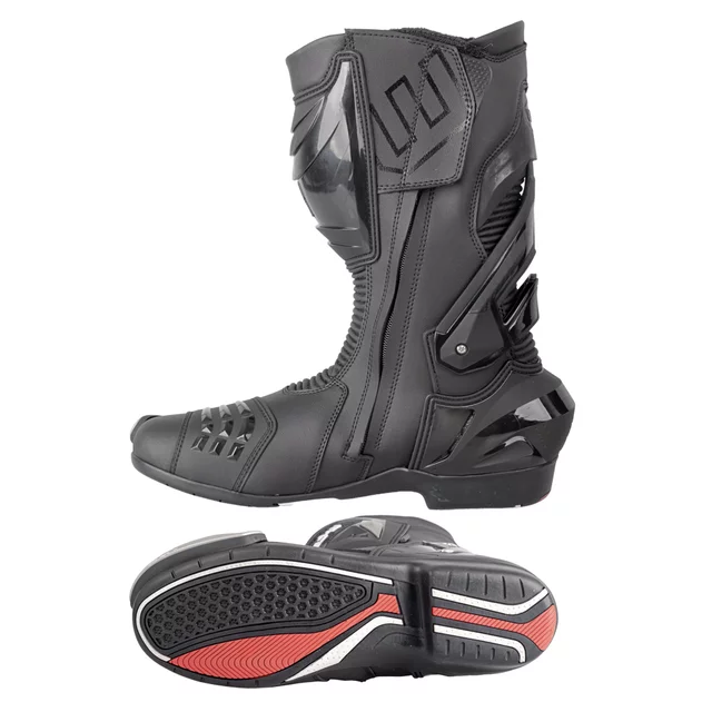 W-TEC Beastor Motorradstiefel - schwarz