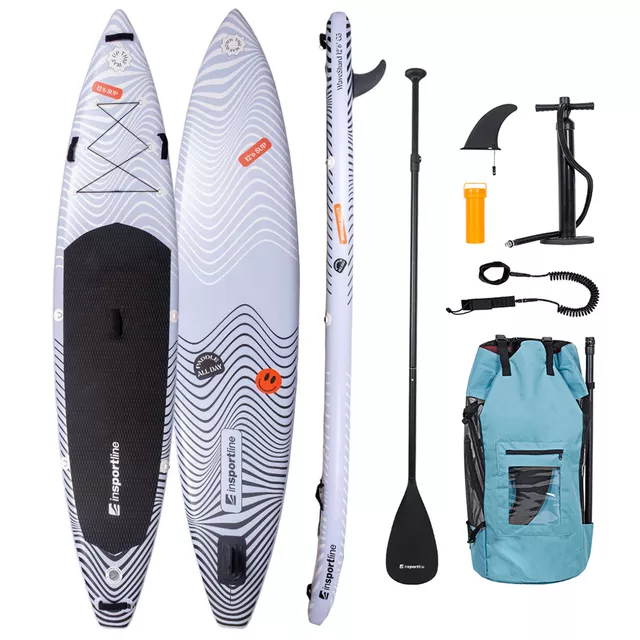 Paddleboard mit Zubehör inSPORTline WaveShard 12'6"