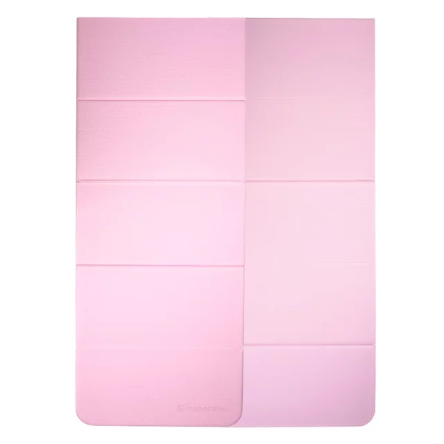 Faltbare Trainingsmatte inSPORTline Lantemi 145 x 61 x 1 cm - rosa