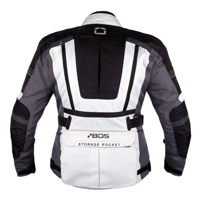 Touring-Motojacke für Männer BOS Maximum - neon