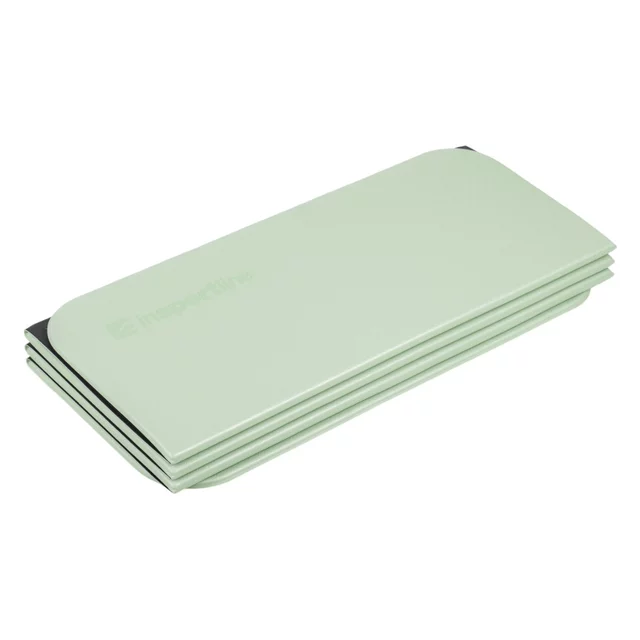 Skládací podložka na cvičení inSPORTline Misette 180x61x0,8 cm - matcha zeleno-černá