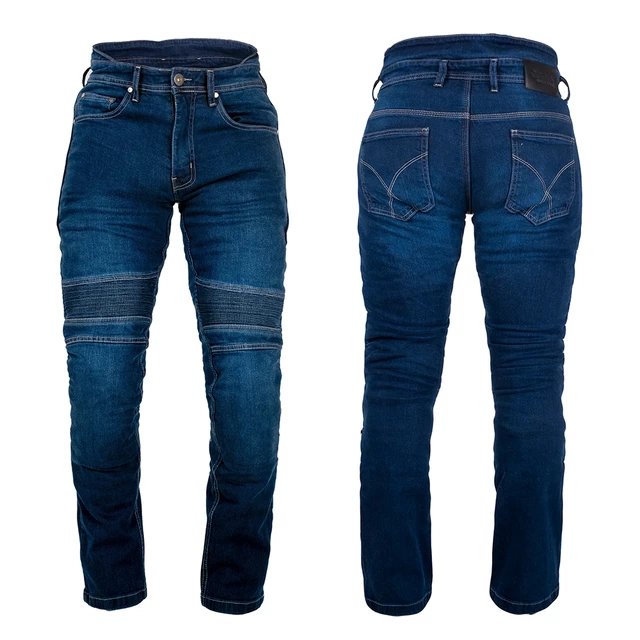 Herren-Moto-Jeans BOS Micas - Acid Blue - Blau