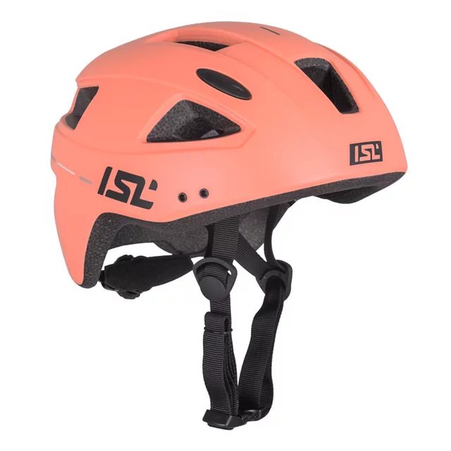 Kinder-Fahrradhelm mit LED-Licht ISL Lumiro - Neon Yellow