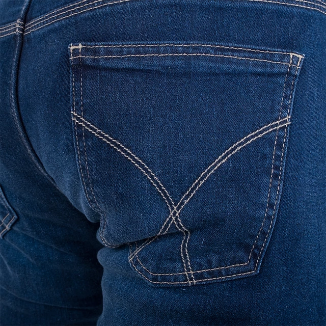 Herren-Moto-Jeans BOS Micas - Acid Blue