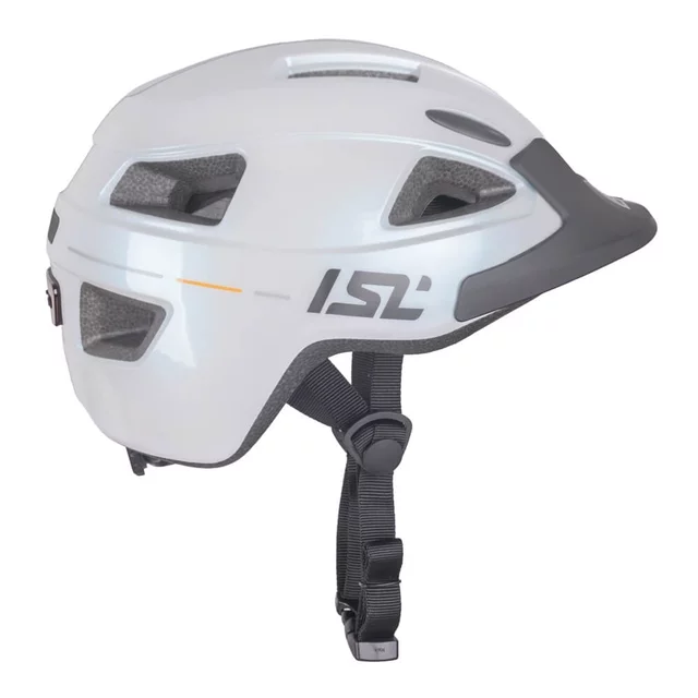 Kinder-Fahrradhelm mit LED-Licht ISL Lumiro - Neon Yellow