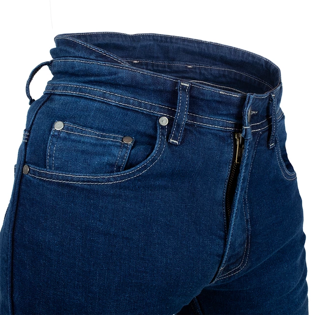 Herren-Moto-Jeans BOS Micas - Acid Blue
