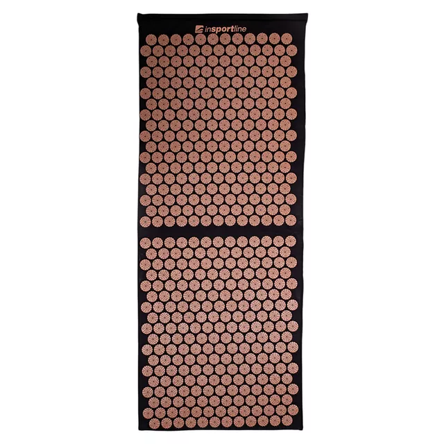 inSPORTline AKU-1000 Akupressurmatte 125 x 50 cm - černá-mocha mousse - černá-mocha mousse