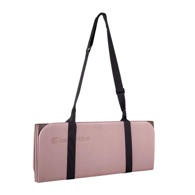 Skládací podložka na cvičení inSPORTline Misette 180x61x0,8 cm - matcha zeleno-černá