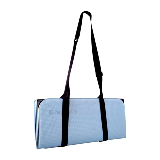 Skládací podložka na cvičení inSPORTline Misette 180x61x0,8 cm - matcha zeleno-černá