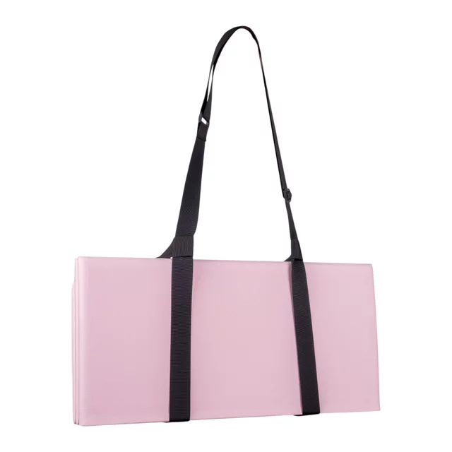 Faltbare Trainingsmatte inSPORTline Lantemi 145 x 61 x 1 cm - rosa
