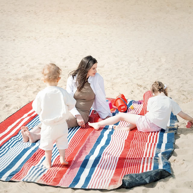 Picknickdecke inSPORTline Livetino 300x200 cm - klidný oceán