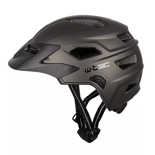 Junior Downhill Helm W-TEC Estreito - Matt Metal